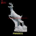 Marble Deer Statue