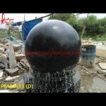 Black Marble Fountain Ball