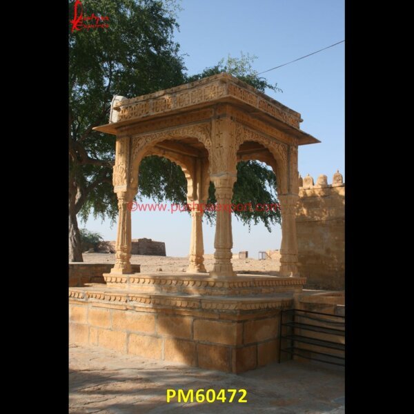 Gazebo With Stone Pillar PM60472 gazebo on stone patio,gazebo stone floor,gazebo stone patio,gazebo stone pillars,gazebo with stone pillars,marble chatri,marble column gazebo,marble gazebo outdoor,marble pergola,o.jpg