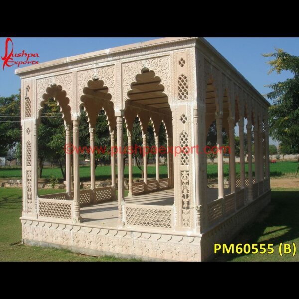 PM60555 (B) stone chatri,stone column gazebo,stone garden gazebo,stone gazebo designs,stone patio with gazebo,stone pillar gazebo,white marble gazebo,antique stone gazebo,black marble gazebo,c.jpg