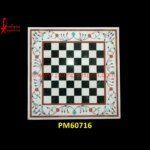 Inlay Green And White Marble Chess Board