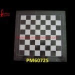 Chess Board Of Black And White Marble