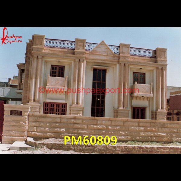 Modern Jodhpur Stone Front Elevation PM60809 elevation jodhpur stone house design,elevation marble tiles,elevation stone cladding,elevation stone tiles design,elevation with stone cladding,front elevation marble,front elevati.jpg