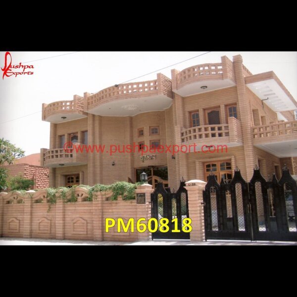 Handmade Pink Stone Outdoor Elevation PM60818 granite elevation stones,how to design front elevation,jaisalmer stone elevation,jodhpur stone elevation design,jodhpur stone front elevation,marble elevation,natural elevation sto.jpg