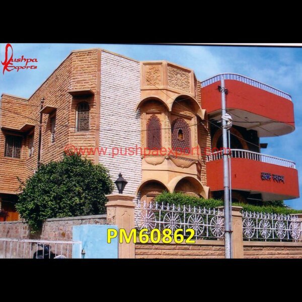 Stone Hand Carved Front Elevation PM60862 stone elevation for house,stone elevation jali,stone elevation texture,stone elevation tiles,stone front elevation,stone house elevation,stone jali for elevation,stone wall elevati.jpg