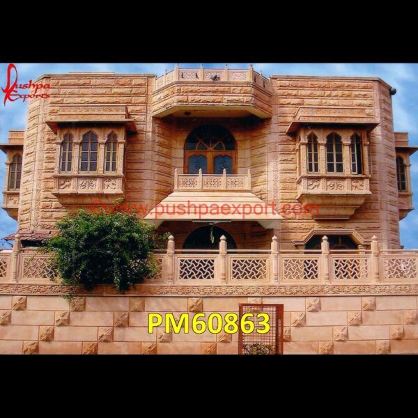 Carved Elevation in Jodhpur Stone PM60863 stone elevation jali,stone elevation texture,stone elevation tiles,stone front elevation,stone house elevation,stone jali for elevation,stone wall elevation,travertine elevation,wa.jpg