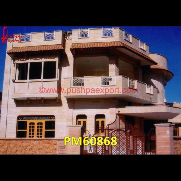 Jodhpur Stone Tile Front Elevation PM60868 stone jali for elevation,stone wall elevation,travertine elevation,wall elevation stone tiles,yellowstone elevation,black stone elevation,brick and stone elevations,elevation jodhp.jpg