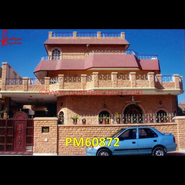 Sandstone Front Outdoor Elevation PM60872 yellowstone elevation,black stone elevation,brick and stone elevations,elevation jodhpur stone house design,elevation marble tiles,elevation stone cladding,elevation stone tiles de.jpg