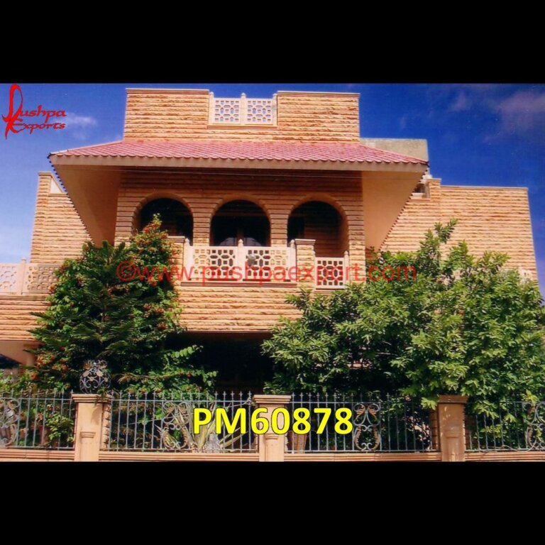 Jodhpur Stone Cladding Front Outdoor Elevation Silver Furniture, White ...