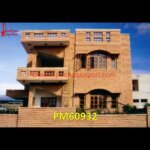 Hand Carved Jodhpur Stone Front Home Elevation