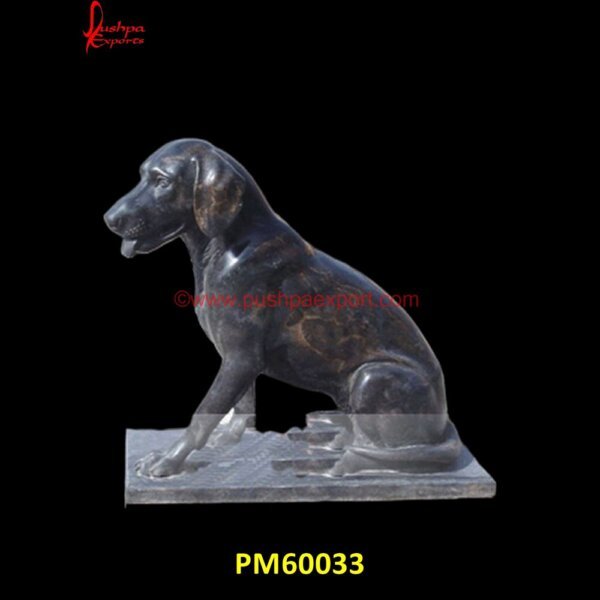 Marble Dog Statue PM60033 animal marble statue,carved stone animal statue,marble animal figurine,marble animal sculpture,marble animal statue,stone animal figurine,stone animal sculpture.jpg