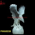 White Marble Eagle Statue