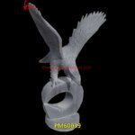 White Marble Eagle Figurine