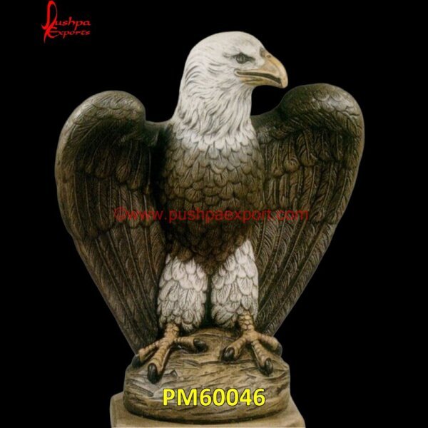 Stone Figurine of Eagle PM60046 animal marble statue,carved stone animal statue,marble animal figurine,marble animal sculpture,marble animal statue,stone animal figurine,stone animal sculpture.jpg