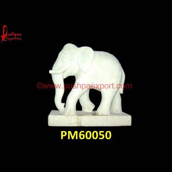 White Marble Elephant Statue PM60050 elephant stone,marble elephant,marble elephant figurine,soapstone elephant,stone elephant,stone elephant garden statue,stone elephant statue.jpg