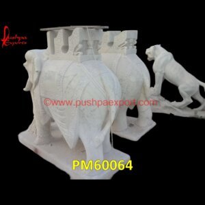 Carved Marble Elephant