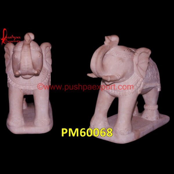 Marble Elephant Stone Statue PM60068 elephant stone art,elephant stone sculpture,garden stone elephant,green marble elephant,green stone elephant,hand carved marble elephant.jpg