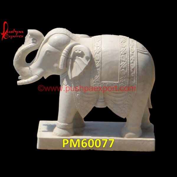 Elephant Sculpture Of White Marble PM60077 is it good to keep elephant statue at home,large decorative stone elephant,large marble elephant statue,large stone elephant sculpture,marble arch elephants.jpg