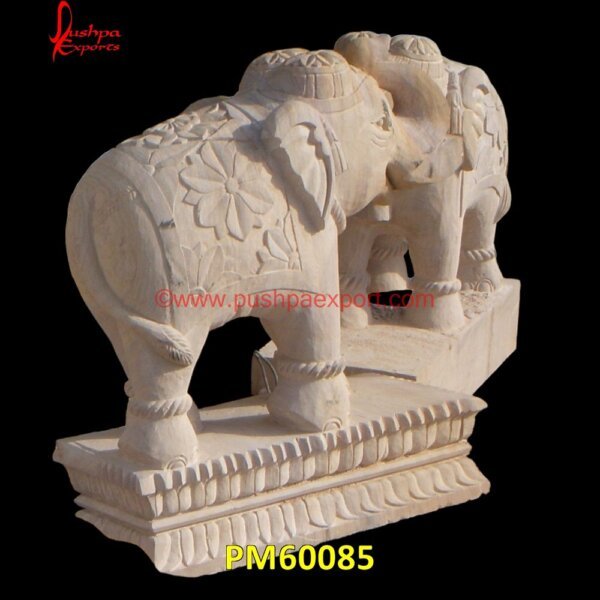 Natural White Marble Elephant Sculpture PM60085 marble elephant india,marble elephant pair,marble elephant price,marble elephant sculpture,marble elephant statue,marble elephant statue big.jpg