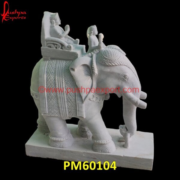 Handicraft White Marble Elephant Statue PM60104 stone elephant planter,stone elephant price,stone elephant sculpture,stone elephant statue for garden,stone elephant statue india.jpg