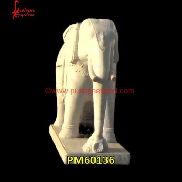 Natural White Marble Stone Statue PM60136 green marble elephant,green stone elephant,hand carved marble elephant,hand carved stone elephant,indian marble inlay elephant,indian stone elephant carving.jpg