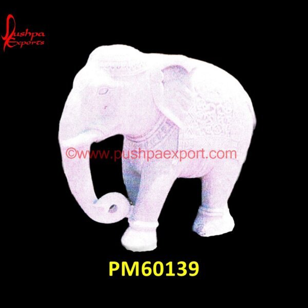 White Elephant Statue PM60139 hand carved stone elephant,indian marble inlay elephant,indian stone elephant carving,is it good to keep elephant statue at home.jpg