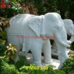 Natural Marble Elephant Statue