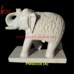 Natural Marble Stone Elephant Statue