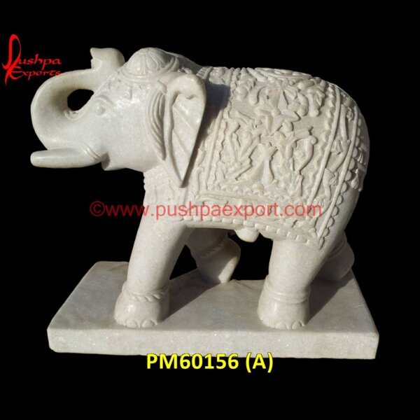 Natural Marble Stone Elephant Statue PM60156 (A) small marble elephant,soap stone elephant,soapstone elephant carving,stone age elephant,stone carved elephant figurines,stone elephant carving.jpg