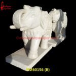 Natural Marble Stone Elephant Statue