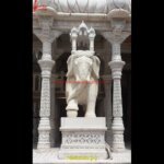 Modern Elephant Marble Statue