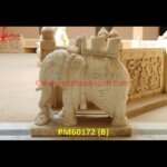 Elephant Figurine Of Natural Marble Stone