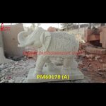 Handmade Marble Elephant Statue