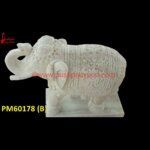 Handmade Marble Elephant Statue