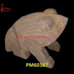 Sandstone Frog Figurine