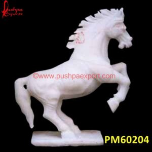 Horse Statue Of White Marble