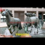 Horse Statue Of Black Marble