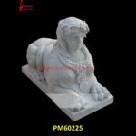 Marble Human Face Animal Statue