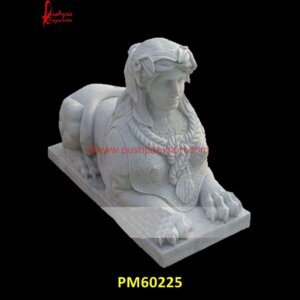 Marble Human Face Animal Statues