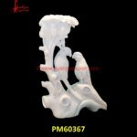 White Marble Parrot Statue