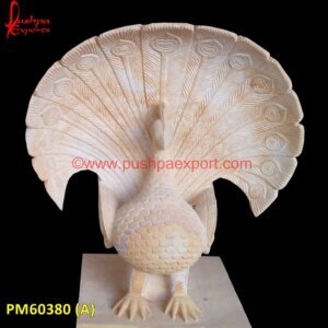 Marble Peacock Statues