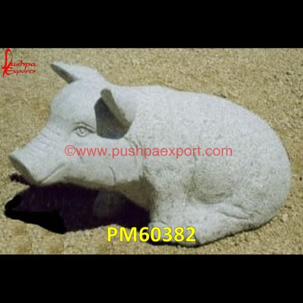 White Marble Pig Statue PM60382 animal marble statue,carved stone animal statue,marble animal figurine,marble animal sculpture,marble animal statue.jpg