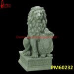 Natural Stone Lion Marble Statue