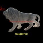 Lion Sculpture White Marble Figurine