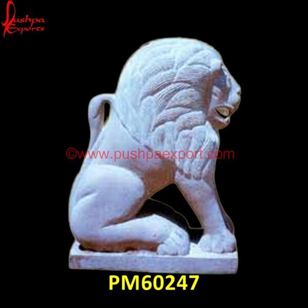 Carved White Marble Stone Lion Figure PM60247 stone lion face,stone lion exterior,stone lion color,stone garden lions sculptures,stone carved lion,stone age lion,small stone lions.jpg