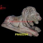 Carved Stone Lion Statue