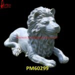 Grey Natural Stone Lion Statue