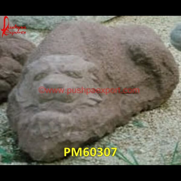 Sandstone Lion Figure PM60307 lion statue marble,lion marble,lion inlay,lion in stone,lion head carving,lion face carving,lion carved into rock,lion carved in mountain.jpg