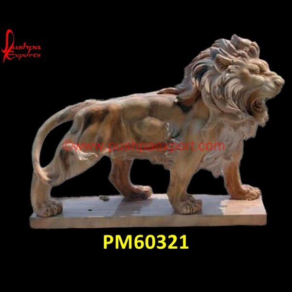 Pink Marble Carved Lion Statue PM60321 stone lion color,stone garden lions sculptures,stone carved lion,stone age lion,small stone lions,small marble lion statue,pair of stone lions.jpg