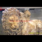 Italian Marble Stone Lion Statue